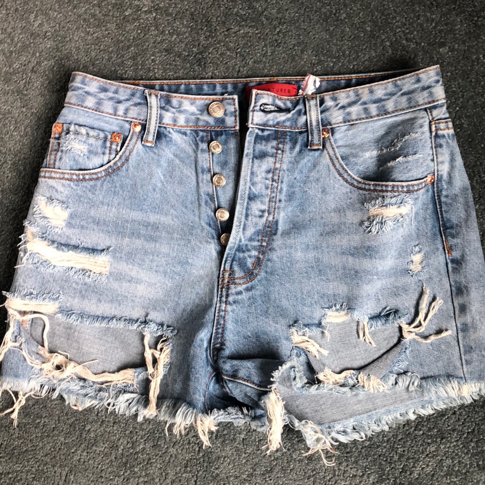 Brand New with tags! High wasted denim shorts